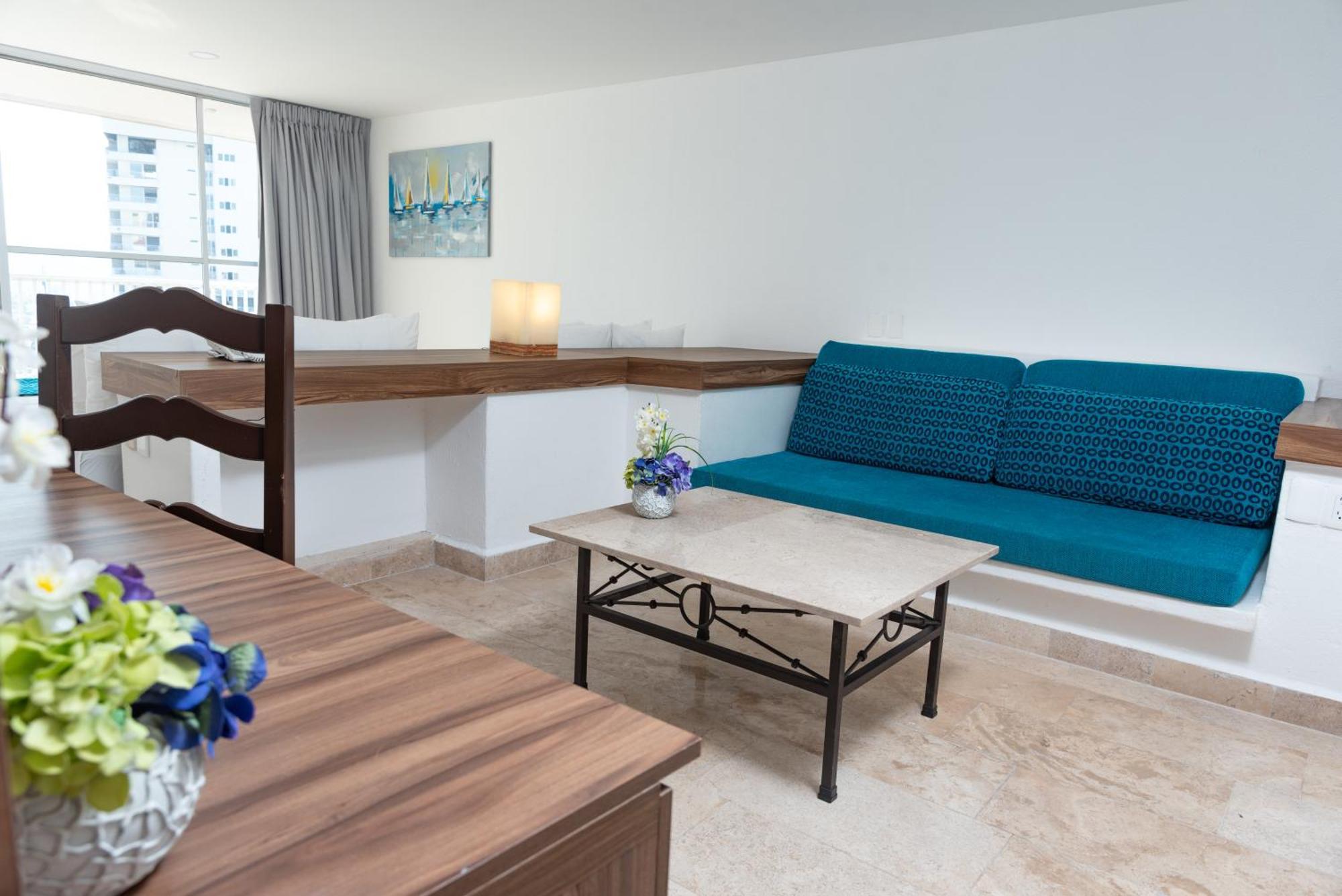 Ritz Acapulco All Inclusive Εξωτερικό φωτογραφία A living room at the hotel